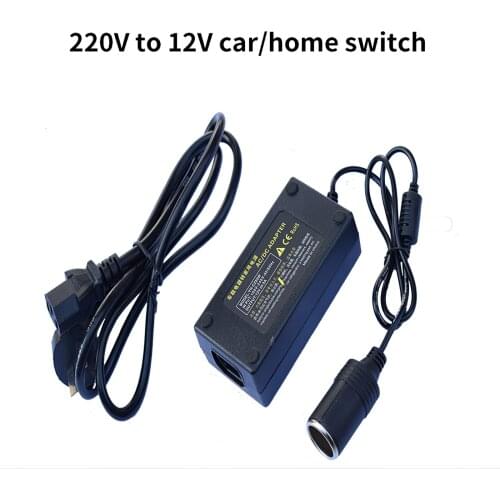 Car Cigarette Lighter Socket AC 110-220V To DC 12V Converter Adapter Wired Controller Plug Connector Adapter Auto Accessories