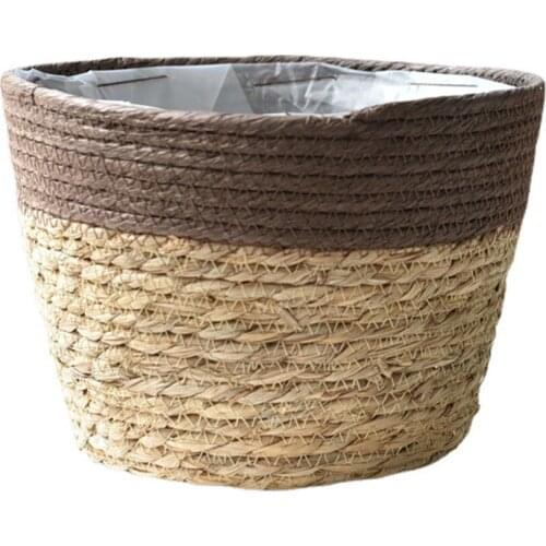 Gardening Planting Pot Not Foldable Caliber 15 High Intelligence Rattan Home Living Room Bedroom Shop Flower Basket Hanging