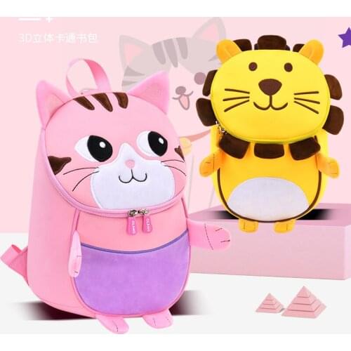School Bag Preschool Kids Bag Ergonomic Nursery Kindergarten Waterproof Light Weight Boy Girl Cartoon Bag Shoulder Bag BL5609