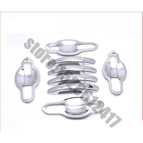 Car styling ABS Chrome Door Handle Bowl Trim Door handle Protective covering Cover Trim for Ford Kuga 2013-2019