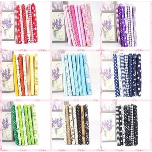 25cmx25cm and 50cmx50cm Cotton Fabric Printed Cloth Sewing Quilting Fabrics for Patchwork Needlework DIY Handmade Material