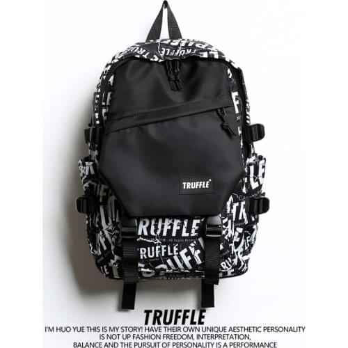 TRUFFLE Brand 2021 Anime Mens Womens Travelling Bag Boys Girls back to School Waterproof Backpacks Laptop for Teenagers