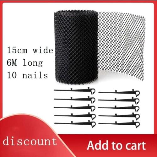 Gutter Guard Eaves Net Bird Net Flume Net Prevent Clogging Horticultural Garden Protection Net With Fixing Pin For Chicken Bird