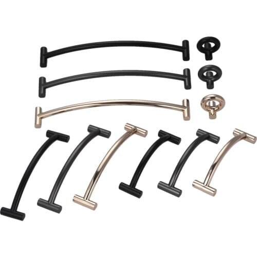 1Pcs Cabinet Handles Arch Knobs Kitchen Handles Drawer Knobs Cabinet Pulls Cupboard Handles Knobs