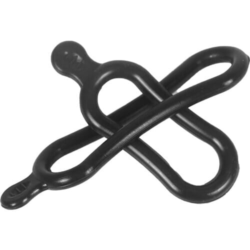 10pcs Rubber Rings Headlamp Holder Gum Rings Waterproof Antislip Rubber Circles for Bicycle Car