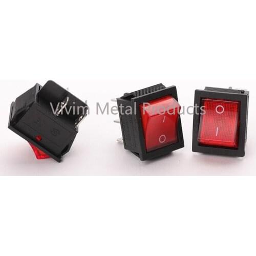 2 Pcs/Lot KCD4 Ship Type Switch Size31mm * 25.3mm * 28mmHigh Quality Safe And Durable Plastic Flame Retardant Shell