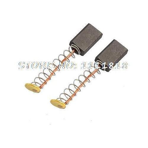2 pcs Hammer Drill Power Tool Part Motor Carbon Brushes 0.15" x 0.27" x 0.43"