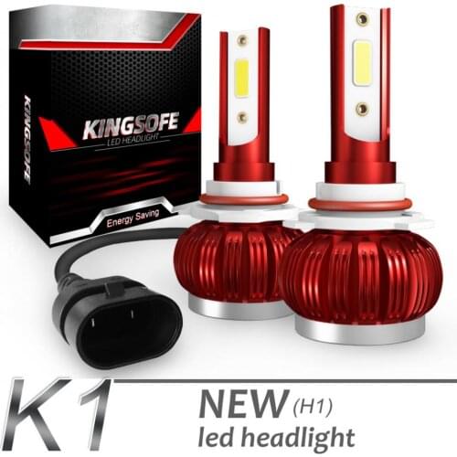 2pcs K1 H1 72W 8000LM IP68 6000K White COB LED Car Auto Headlight Kit for Car / Truck /SUV / RV