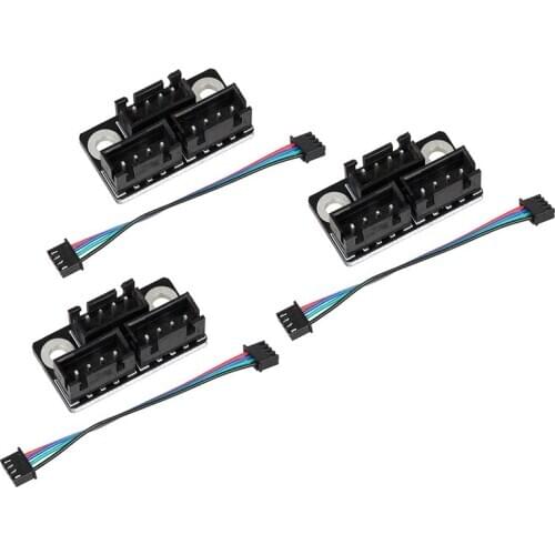 3Pcs 3D Printer Stepper Motor Parallel Module with Cable Dual Z Axis Dual Z Motor for Lerdge 3D Printer Board