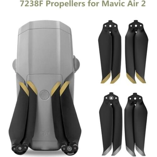 2 pairs 7238 Low Noise Props 7238F Propellers for Mavic Air 2 Accessories