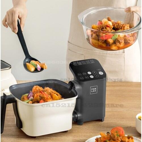 Automatic Cooking Machine Lazy Cooking Fried Rice Machine Wok Smart Cooking Robot Stir-fry 360 Degrees Automatically