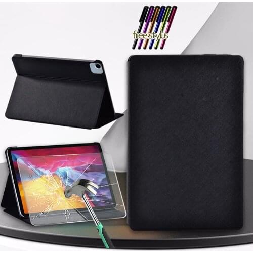 Case for Apple IPad Pro 11/IPad Air 4 10.8 Inch PU Leather Stand Protective Cover+ Glass Tempered Film + Free Stylus