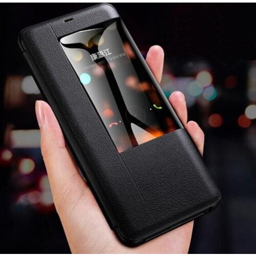 Smart View Case For Huawei Mate 30 Pro Auto Sleep Wake Up Flip Cover Slim Phone Case For Huawei Mate40 Mate30 Mate20 Fundas Capa