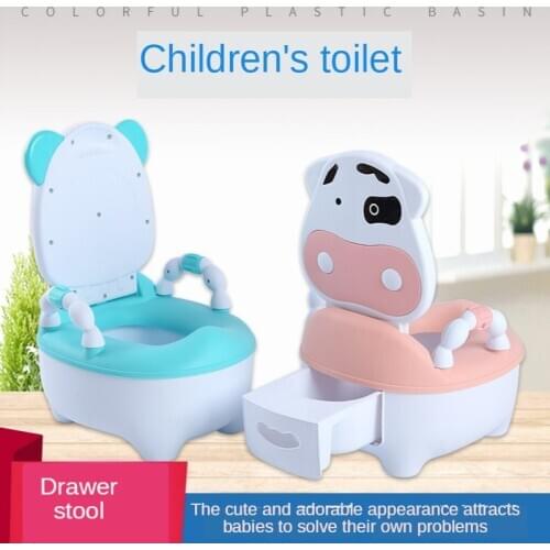 Baby Toilet Childrens Cartoon Toilet Drawer Toilet Stool Baby Potty Infant Child Toilet Toilet Men and Women Kids Toilet Seat