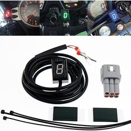 Motorcycle LCD Electronics 6 Speed 1 - 6 Level Gear Indicator Digital Gear Meter For Suzuki Boulevard C50 2005 - 2008 C90 05-12