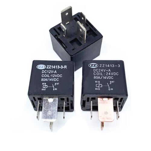 HOT NEW 12V AUTO relay ZZ1413-3-R DC12V-A ZZ1413 3 R DC12V A ZZ1413-3-R-DC12V-A ZZ14133RDC12VA 12VDC DC12V 12V 8A 4PIN