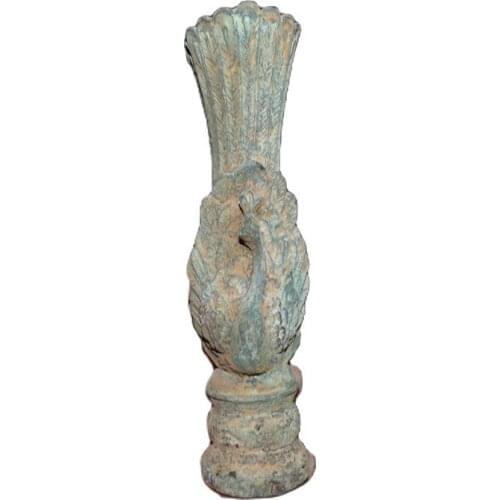 China Old Bronze Collections From The Countryside Bronze Phoenix Cup