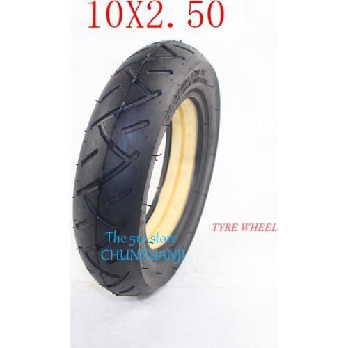 Hot selling 10 inch 10x2.50 solid tire tubeless for Folding Electric Scooter 10-inch E-Scooter Pocket Bike Razor