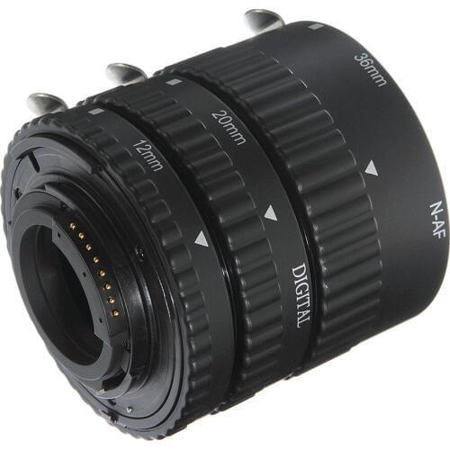 FOTGA Auto Focus 12 + 20 + 36 mm Macro Extension Tube Set for Nikon AF AF-S DX D G Lens