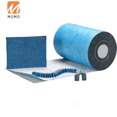 Air filter material carbon fabric for true hepa filter