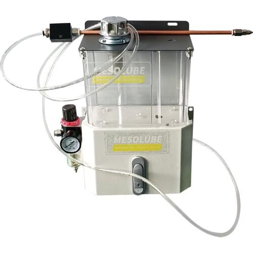 MESOLUBE 2-Outlet 600mL MQL Accurate Turning and Milling Lubrication Pneumatic Oil Mist System with Solenoid Valve