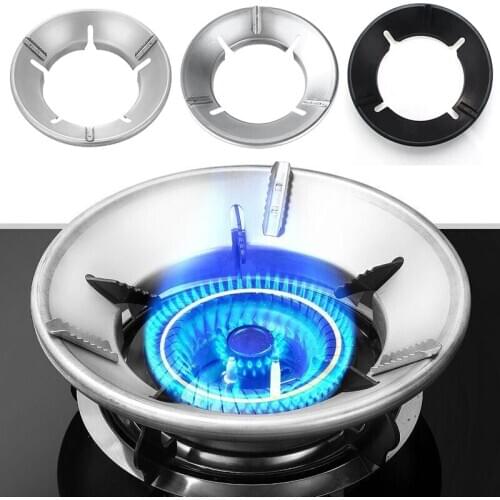 Metal Gas Stove Windshield Polyfire Energy-Saving Windshield Hood Household Gas Stove Wind Shield Bracket for LPG Cooker _WK