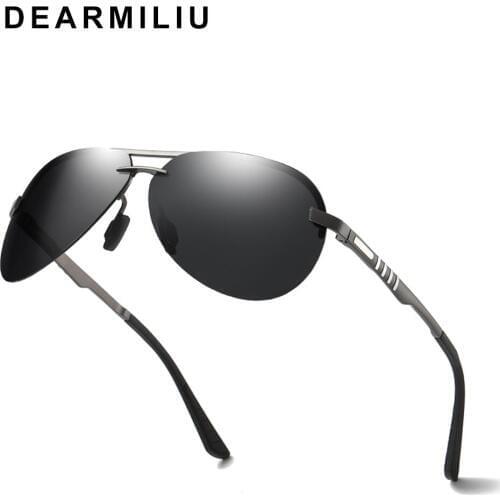 DEARMILIU Brand Polarized Sunglasses Men New Fashion Eyes Protect Sun Glasses With Accessories driving goggles oculos de sol