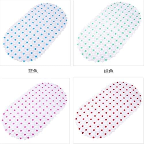 Bathroom shower non slip PVC mat Comfortable and soft massage non slip bathroom rubber pad