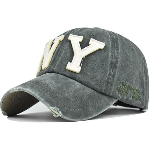 2021 New Cotton Baseball Caps For Men Embroidery Letter N Y Casquette Streetwear Snapback Women Hat Retro Casual Cap