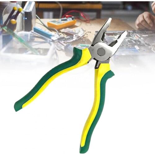 Vise Craftmanship Corrosion Resistant Multifunction Carbon Steel Electrician Plier Wire Cable Cutter for House Decoration
