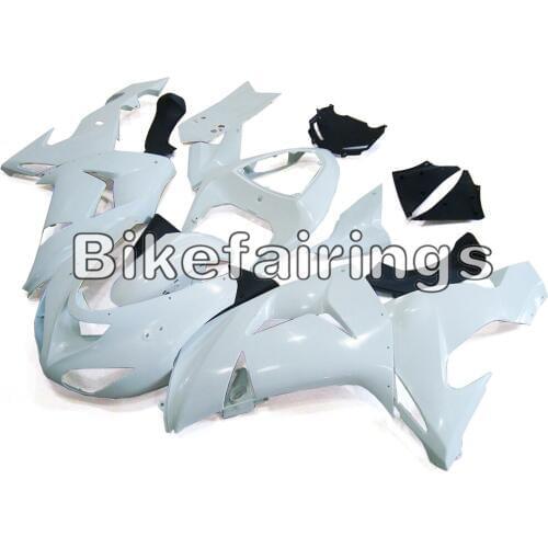 Whole Pearl White Sportbike ABS Injection Fairings For ZX10R 2006 2007 06 07 ZX-10R Motorcycles Body Frames New