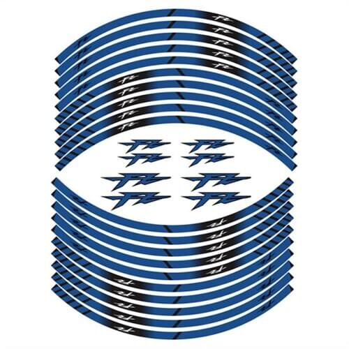 High Quality Motorcycle Outer Wheel Stickers Rim Reflective Decoration Moto Protection Decals Sticker Kit For YAMAHA fz FZ