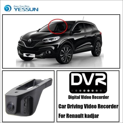 YESSUN - Front Camera Dash Car DVR Digital Video Recorder For Renault Kadjar / HD 1080P Not Reverse Parking Camera