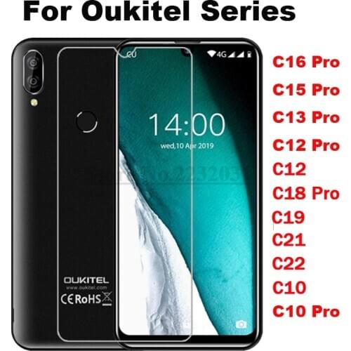 Tempered Glass for Oukitel C16 C15 C13 C12 U15 U23 C10 C11 PRO Y4800 2.5D 9H Protective Film Explosion-proof Screen Protector