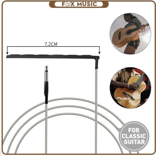 5pcs Guitar Pickup Stick Passive Piezo Pickup Soft Saddle Transducer Pickup For Classical Guitar