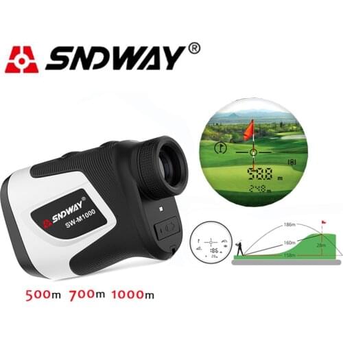 7-in-1 Golf Range Finder 6X Monocular Laser Golf Rangefinder Distance Meter Telemeter For Golf Sport Yard With Mini Finder,Slope
