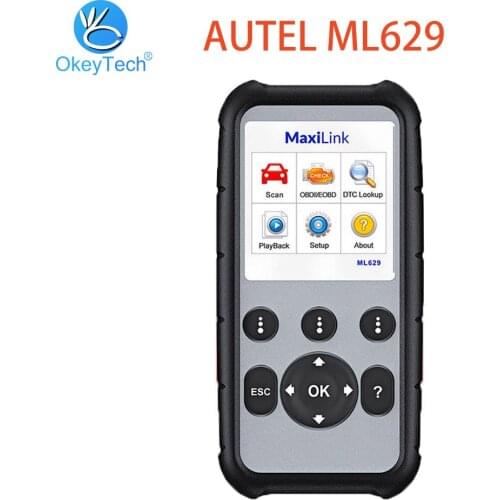 Autel ML629 OBD2 Scanner Code Reader Auto Diagnostic Tool Automotive Car Diagnostic Tool Engine Transmission ABS SRS OBD 2 Code