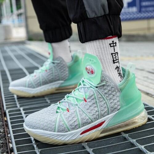 Putian Basketball Shoes Fly Knit Breathable Sneakers Homme Sport Shoes For Men Damping Plus Size 45 Tenis Masculino Original