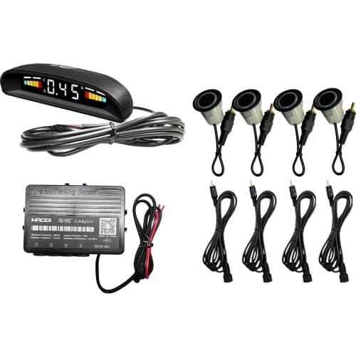 Wireless Front Parking Sensor with GPS Speed Control & Colorful Display Waterproof ECU and 58KHz Ultrasonic Frequency