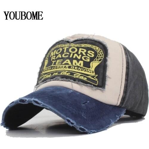 YOUBOME Baseball Cap Hats For Men Brand Snapback Caps Women Vintage Embroidery Casquette Bone Retro Trucker Dad Baseball Hat Cap