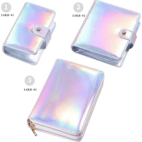 Shiny Zippered Nail Stamping Plate Holder Template DIY Image Organizer Ablum