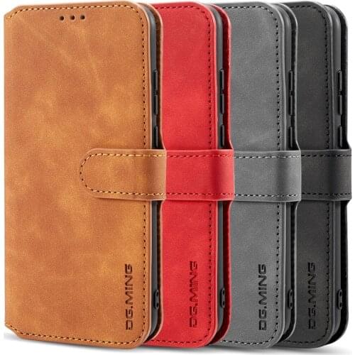 Case For Huawei Honor 10 Lite Luxury Flip Leather Phone Wallet Credit Card Retro Magnetic Shockproof Protective Stand Cover