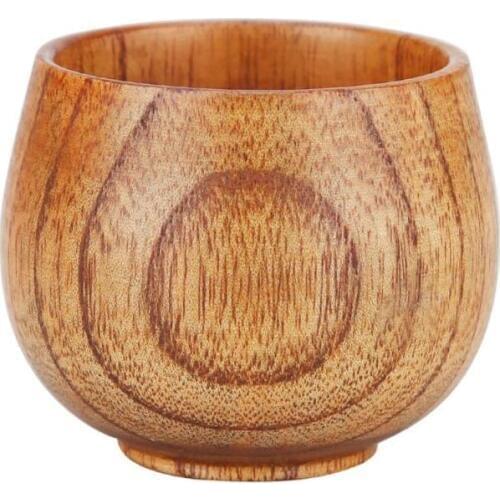 Jujube Wood Cup Handmade Natural Wooden Breakfast Drinkware Green Tea Cup