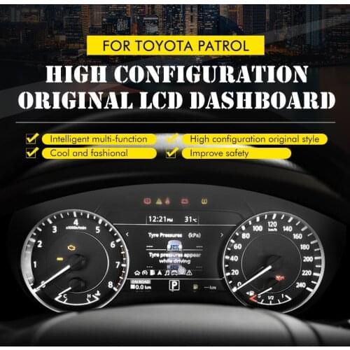Nissan Patrol Y62 Infiniti QX80 Old Meter Updated to the Latest Original Quality High Configuration Digital LCD Instrument