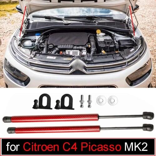 Gas Struts for Citroen C4 Picasso MK2 2013-2020 Front Hood Bonnet Modify Shock Lift Supports Damper
