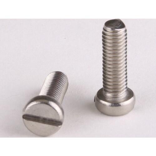 GB65 Stainless Steel 304 Slotted Single Cylinder Head Screw Bolt M5*8/10/12/14/16/20...50mm