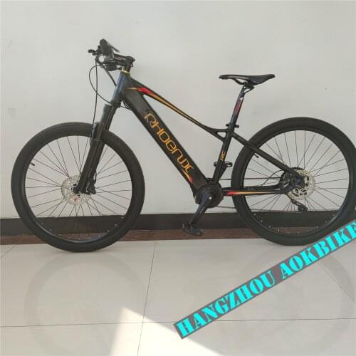 10 speed cassette Mountain Bike E Mountain Bike Hangzhou AOK Bike BJORANGE LCD Display Mountain Electric Bicycle Air Shock Deore