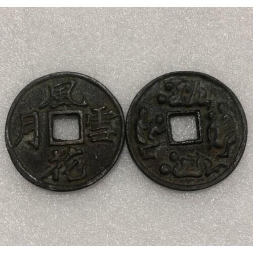 China archaize bronze coin small crafts statue