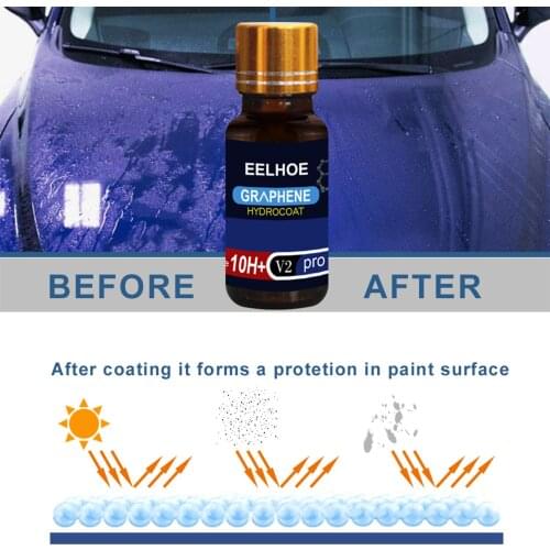 Hot 30/50ML Car Graphene Ceramic Coating 12H Nano Coat Super Hydrophobic Glass Coating Polish Kit Car Wash Maintenance Dropship