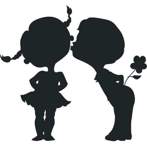 Cartoon Metal Cutting Dies Flower Boy Kisses Girl Human Love Irregular Stencil Dies for DIY Scrapbooking Embossing dies New 2019